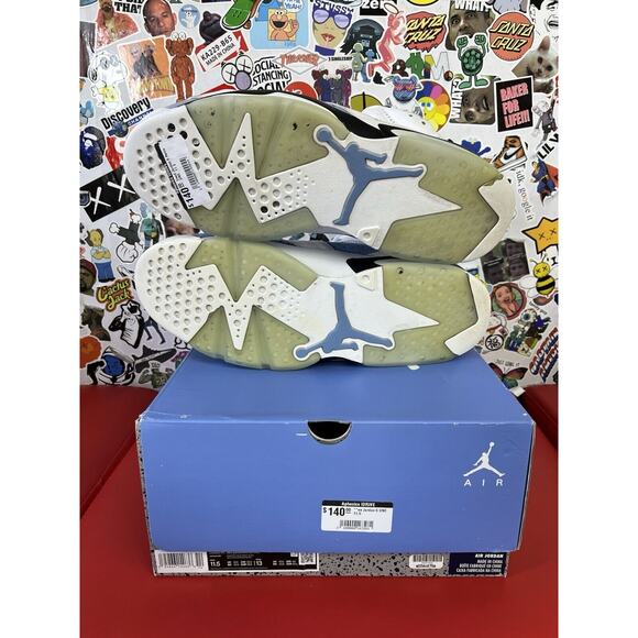 Size 11.5 - Jordan 6 Retro Mid UNC Home 100% Authentic